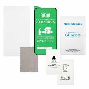 Tempered Glass 9D CERAMIC for Apple iPhone X/XS Full Glue Black