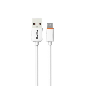 VIDVIE CB443-2 USB/Micro 2.4A Cable, 2m White