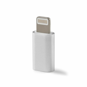 Adapter REVERSE Micro/iPhone silber