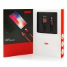 VIDVIE CB439 USB/iPhone 2.4A, 1m braun