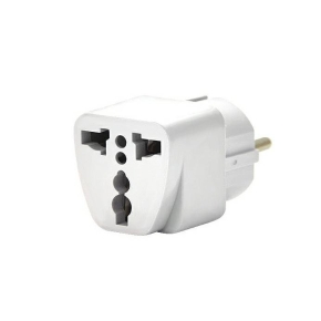 Plug Adapter from PL to UK/USA white
