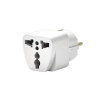 Socket Adapter PL to UK/USA white