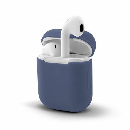etui do apple airpods i ii niebieski