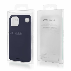 MERCURY Soft Feeling Hülle für Apple iPhone 14 PRO MAX blau