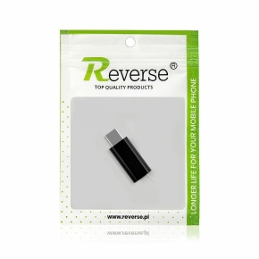 Adapter REVERSE iPhone/Type C black