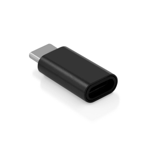 adapter reverse lightning typec czarny