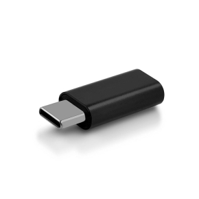 adapter reverse lightning typec czarny