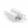 Ładowarka sieciowa REVERSE U21 2xUSB + kabel Iphone 2.1A biały