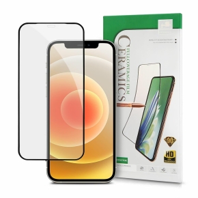 9D CERAMIC Tempered Glass for Vivo Y76 5G Full Glue Black