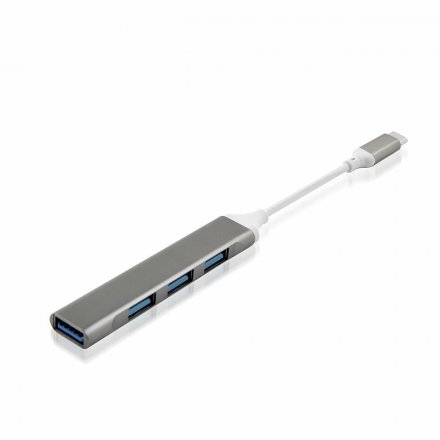 adapter hub 4xusb typec bialy czarny