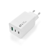 Travel charger VIDVIE PLE242 3A  67W USB+2xType-C white