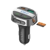 Car charger VIDVIE FM02 1xUSB 18W+1xType-C 30W with bluetooth transmitter black