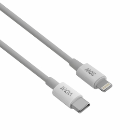 Cable VIDVIE CB4013 Type C/iPhone 30W 1m white