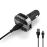 Car charger VIDVIE FM02 1xUSB 18W+1xType-C 30W with bluetooth transmitter black