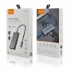 Adapter HUB VIDVIE HUB01 6in1+Type C gray