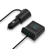 Car charger VIDVIE CC527 HUB 3xUSB+1xType C+Type C cable