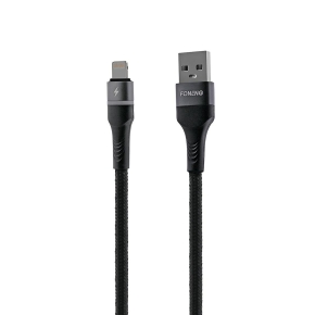 Kabel FONENG X79 USB/iPhone 3A, 1m schwarz
