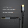 Kabel VIDVIE AL1111 Jack 3.5mm/Type C 1.8m czarny