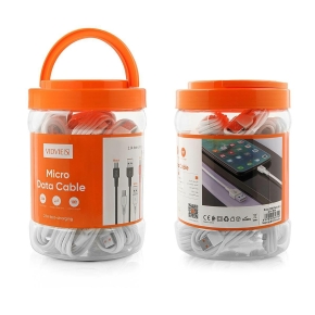 Cable VIDVIE DC09 USB/Micro 30 pcs. white
