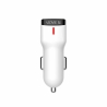 Ładowarka samochodowa VIDVIE S-CC06 2xUSB + kabel Micro 2.4A biały