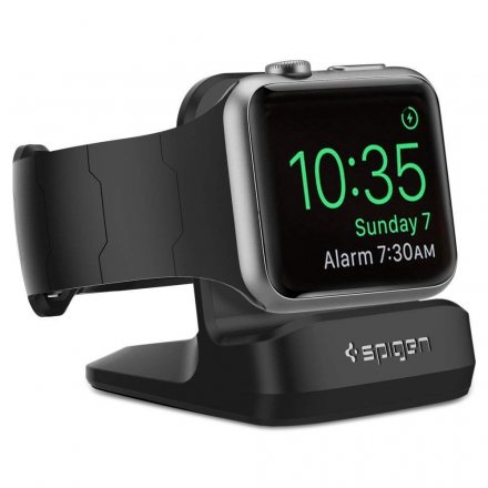 SPIGEN S350 NIGHT STAND APPLE WATCH 38 / 40 / 41 / 42 / 44 / 45 BLACK