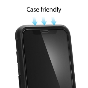 SZKO HARTOWANE SPIGEN GLASS FC IPHONE X/XS BLACK