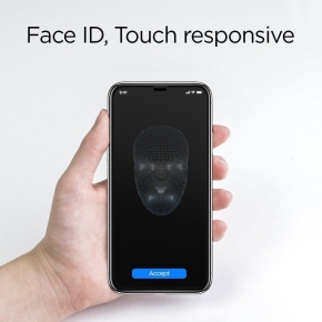 SZKO HARTOWANE SPIGEN GLASS FC IPHONE X/XS BLACK