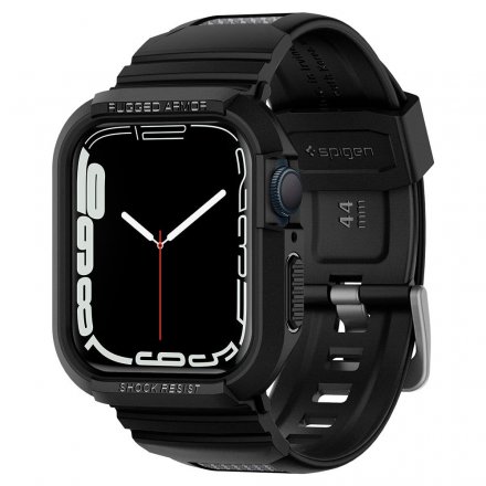 SPIGEN RUGGED ARMOR PRO APPLE WATCH 4 / 5 / 6 / 7 / 8 / SE (44 / 45 MM) BLACK