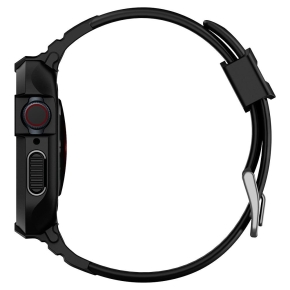 SPIGEN RUGGED ARMOR PRO APPLE WATCH 4 / 5 / 6 / 7 / 8 / SE (44 / 45 MM) BLACK