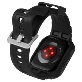 SPIGEN RUGGED ARMOR PRO APPLE WATCH 4 / 5 / 6 / 7 / 8 / SE (44 / 45 MM) BLACK