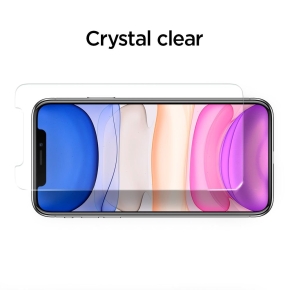 SZKO HARTOWANE SPIGEN ALM GLASS FC IPHONE 11 BLACK