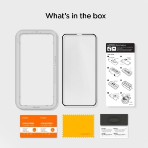 SZKO HARTOWANE SPIGEN ALM GLASS FC IPHONE 11 BLACK