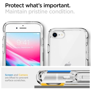 SPIGEN ULTRA HYBRID IPHONE 7 / 8 / SE 2020 / 2022 CRYSTAL CLEAR
