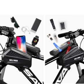 SAKWA WILDMAN HARDPOUCH BIKE MOUNT XXL BLACK