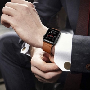 TECH-PROTECT LEATHERFIT APPLE WATCH 4 / 5 / 6 / 7 / 8 / SE / ULTRA (42 / 44 / 45 / 49 MM) BROWN