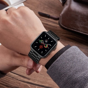 TECH-PROTECT STAINLESS APPLE WATCH 4 / 5 / 6 / 7 / 8 / SE / ULTRA (42 / 44 / 45 / 49 MM) BLACK