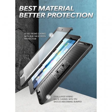 SUPCASE UNICORN BEETLE PRO IPAD 10.2 2019 / 2020 / 2021 BLACK