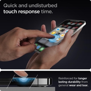 SZKO HARTOWANE SPIGEN GLAS.TR EZ FIT 2-PACK IPHONE 12/12 PRO