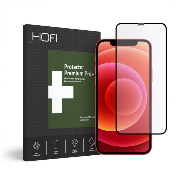 SZKO HARTOWANE HOFI FULL PRO+ IPHONE 12 MINI BLACK