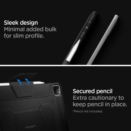 SPIGEN RUGGED ARMOR PRO IPAD PRO 11 2020 / 2021 / 2022 BLACK