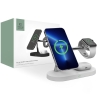 TECH-PROTECT A12 3IN1 MAGNETIC MAGSAFE WIRELESS CHARGER WHITE