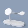 TECH-PROTECT A12 3IN1 MAGNETIC MAGSAFE WIRELESS CHARGER WHITE