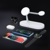 TECH-PROTECT A12 3IN1 MAGNETIC MAGSAFE WIRELESS CHARGER WHITE