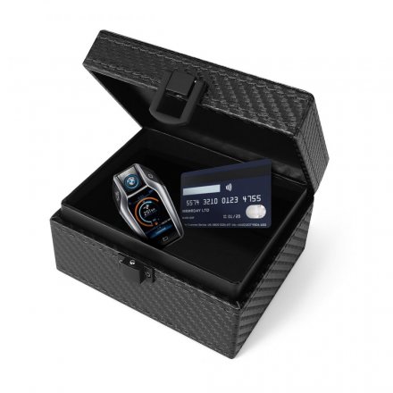 KLATKA FARADAYA TECH-PROTECT V3 KEYLESS RFID SIGNAL BLOCKER BOX CARBON