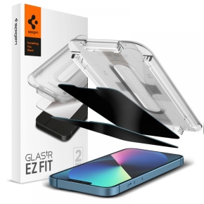SZKO HARTOWANE SPIGEN GLAS.TR EZ FIT 2-PACK IPHONE 13 PRO MAX PRIVACY