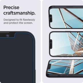 SZKO HARTOWANE SPIGEN GLAS.TR EZ FIT 2-PACK IPHONE 13 / 13 PRO / 14