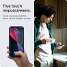 SZKŁO HARTOWANE SPIGEN GLAS.TR ”EZ FIT” 2-PACK IPHONE 13 / 13 PRO / 14 / 16E PRIVACY