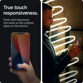 SZKO HARTOWANE SPIGEN GLAS.TR SLIM IPHONE 13 / 13 PRO / 14 PRIVACY