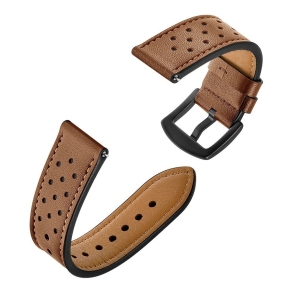 TECH-PROTECT LEATHER SAMSUNG GALAXY WATCH 4 / 5 / 5 PRO (40 / 42 / 44 / 45 / 46 MM) BROWN