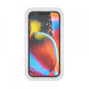 SZKŁO HARTOWANE SPIGEN ALM GLASS FC IPHONE 13 / 13 PRO / 14 / 16E BLACK